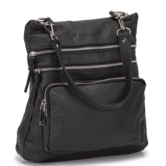 Co-lab Convertible backpack to messenger Bag in Bl - Picture 4 of 4